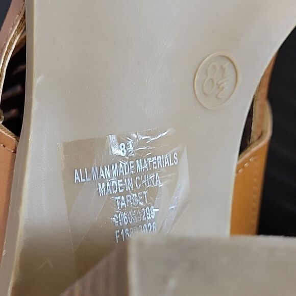 MERONA PEEP TOE CUTOUT WOMEN"S WEDGE STYLE SANDAL - Picture 13 of 14